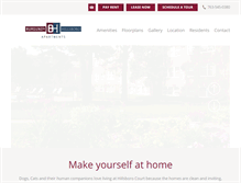 Tablet Screenshot of hillsborocourt.net